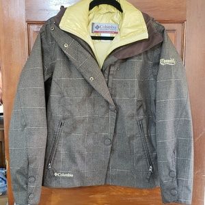 Columbia 3pc Convert Boardware Plaid Coat
